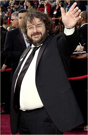 Peter Jackson as most of us picture him - portly and bespectacled before he lost 70lbs