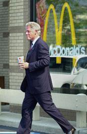 Bill Clinton:  ditching burgers for a vegan diet